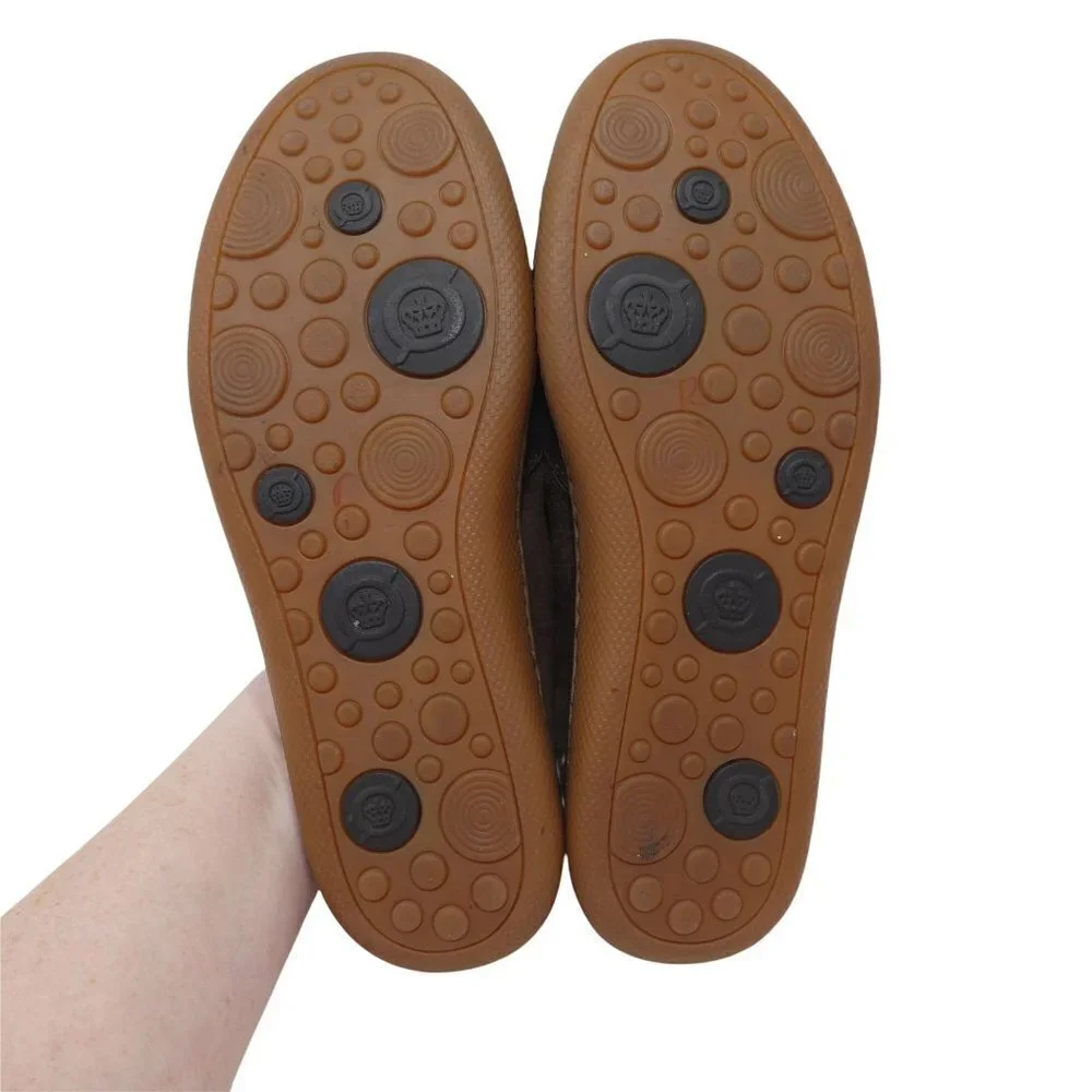 Born Galen‎ Loafers Shoes Mens 8 Brown Suede Slip On Comfort